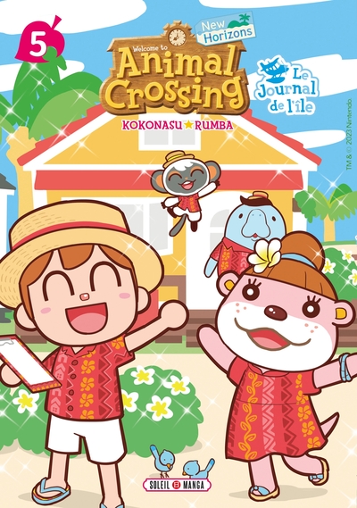 Animal Crossing : New Horizons - Le Journal de l'île T05 (9782302100244-front-cover)
