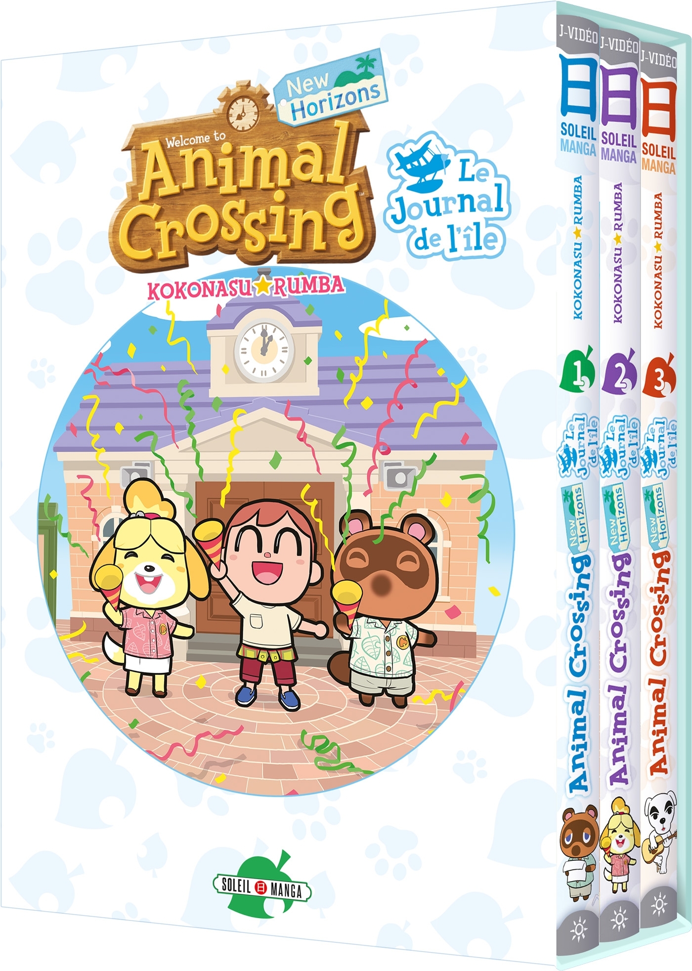 Animal Crossing - Le Journal de l'île - Coffret T01 A T03  (9782302102934-front-cover)