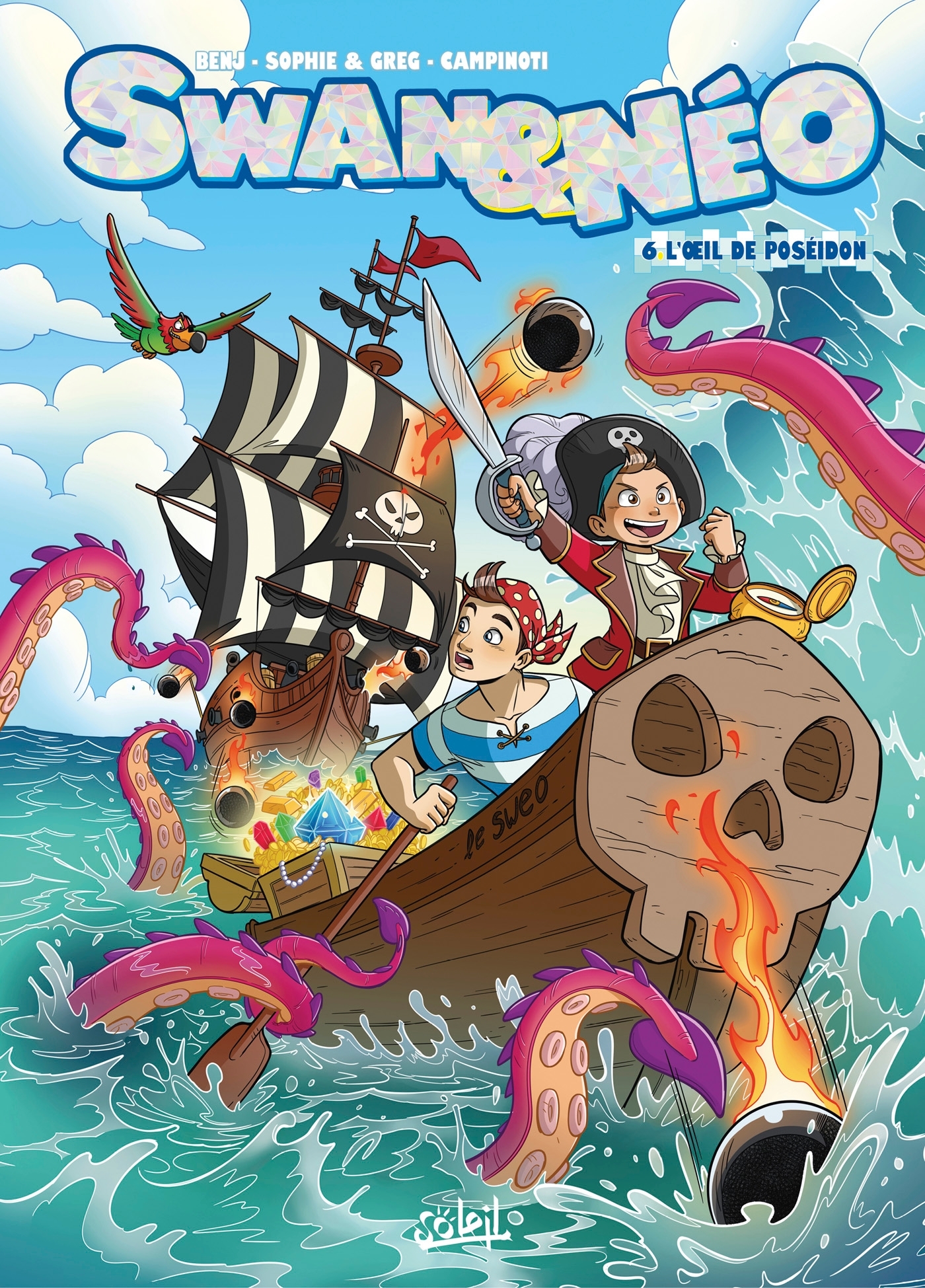 Swan et Néo T06, L'OEil de Poséidon (9782302102637-front-cover)