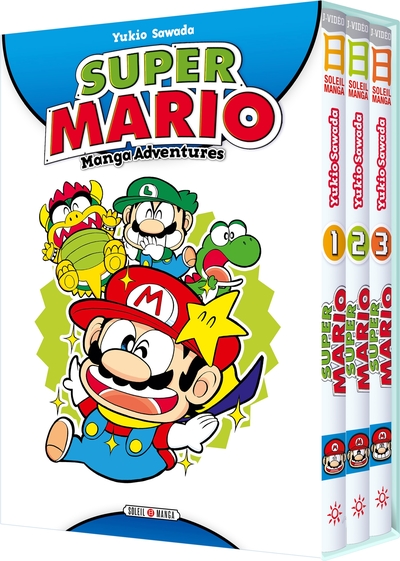 Super Mario Manga Adventures - Coffret T01 A T03 (9782302102941-front-cover)