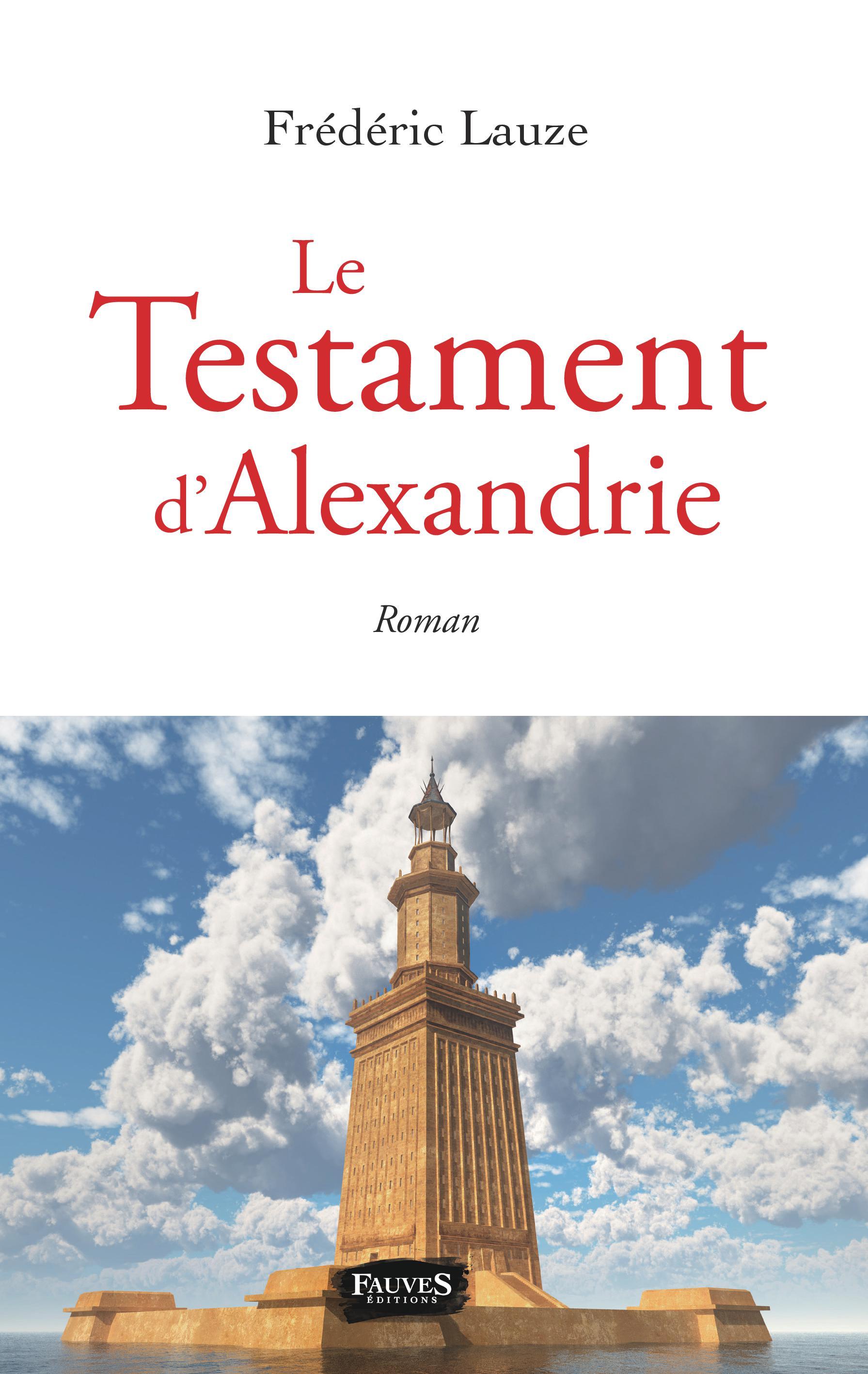 Le Testament d'Alexandrie, Roman (9791030203615-front-cover)