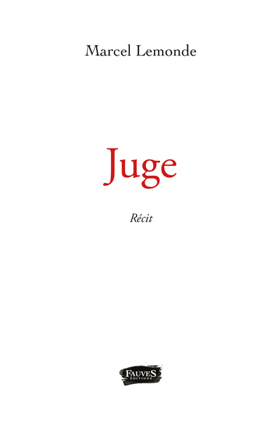 Juge (9791030203165-front-cover)