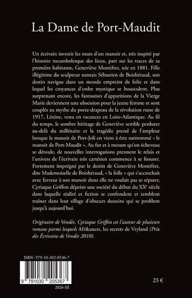 La Dame de Port-Maudit (9791030205367-back-cover)