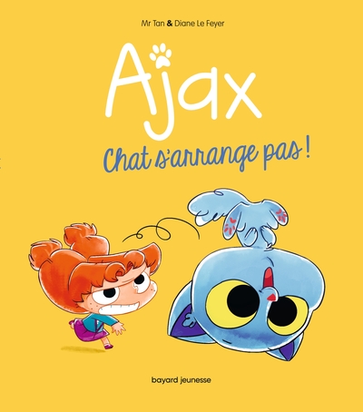 BD Ajax, Tome 02, Chat s'arrange pas ! (9791027604371-front-cover)