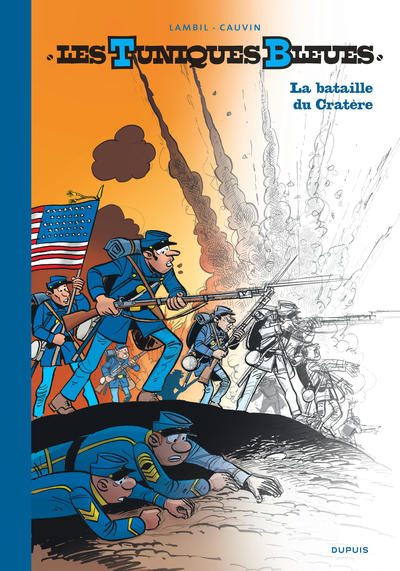 Les Tuniques Bleues - Tome 63 - La bataille du Cratère (Edition noir et blanc) (9791034743551-front-cover)