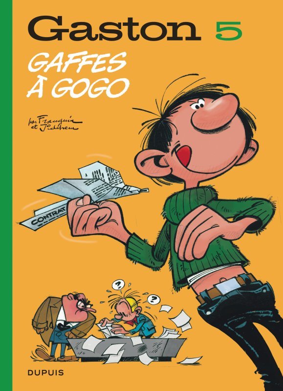 Gaston (édition 2018) - Tome 5 - Gaffes à gogo (9791034730759-front-cover)