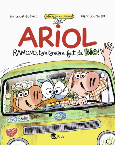 Ariol roman graphique - Ramono, ton tonton fait du bio (9782747032469-front-cover)