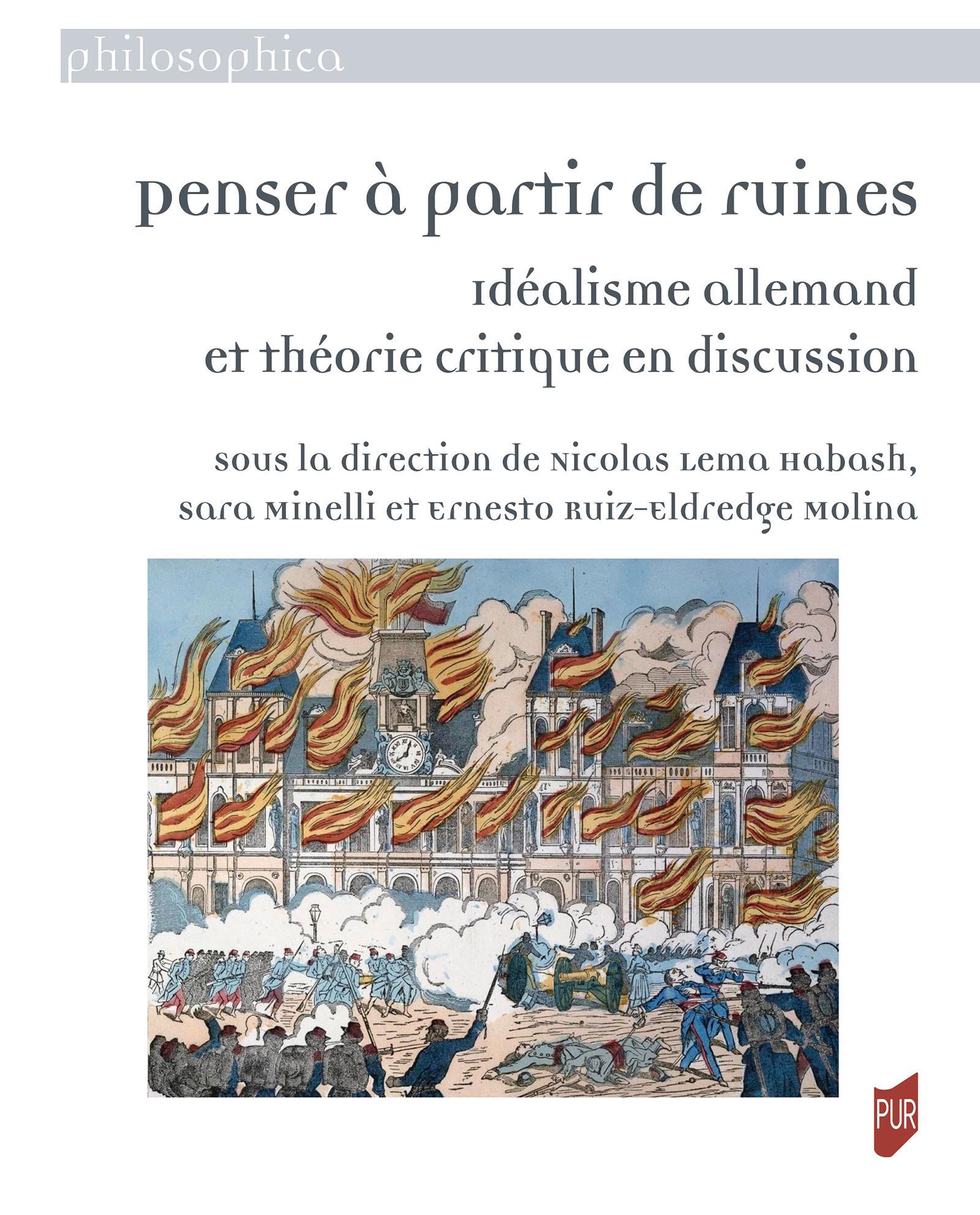 Penser à partir de ruines, Idéalisme allemand et théorie critique en discussion (9791041304448-front-cover)