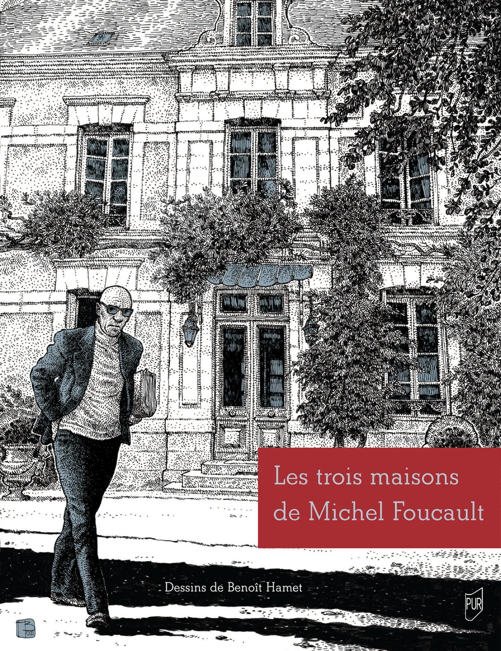 Les trois maisons de Michel Foucault (9791041309795-front-cover)