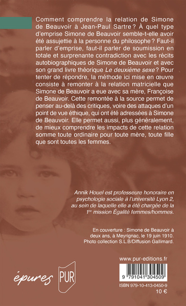 Françoise de Beauvoir et sa fille, Simone (9791041304509-back-cover)