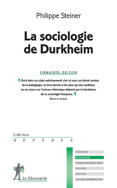 La sociologie de Durkheim (9782348036194-front-cover)