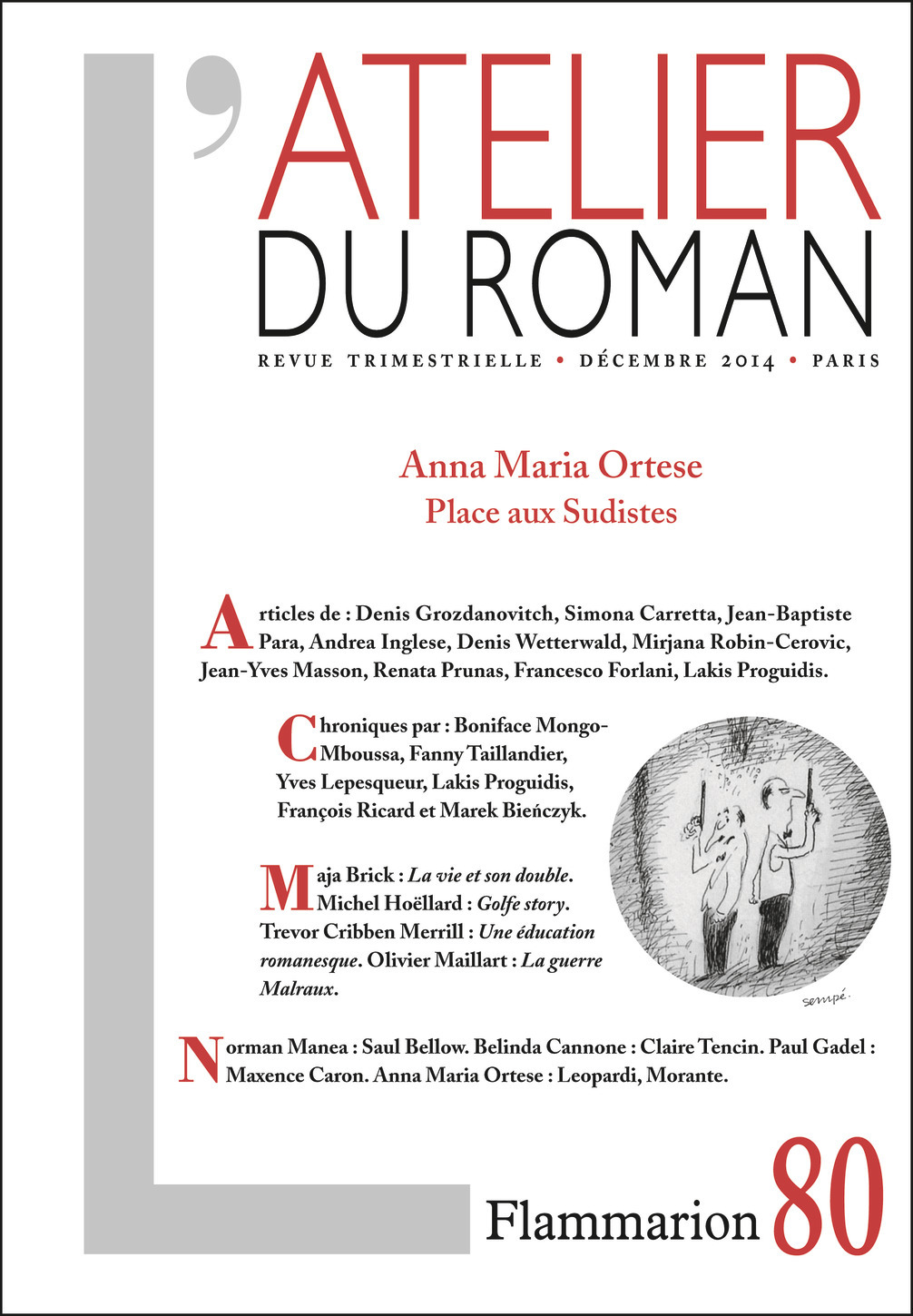 L'Atelier du roman, ANNA MARIA ORTESE : PLACE AUX SUDISTES (9782081348448-front-cover)