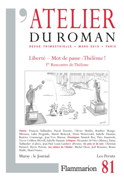 L'Atelier du roman, LIBERTÉ : MOT DE PASSE : THÉLÈME (9782081348455-front-cover)