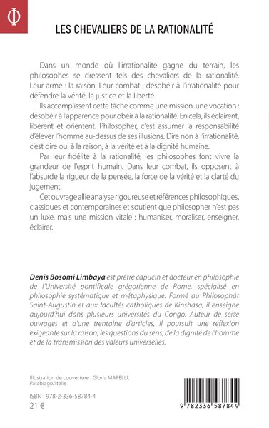 Les chevaliers de la rationalité, La désobéissance à l’irrationalité (9782336587844-back-cover)