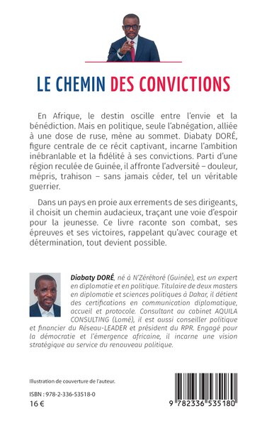 Le chemin des convictions, Autobiographie (9782336535180-back-cover)