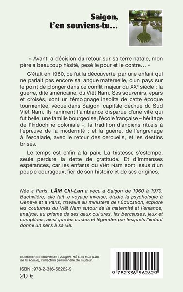 Saigon, t’en souviens-tu... (9782336562629-back-cover)