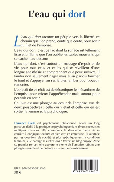 L'eau qui dort, Les mécanismes de l’emprise (9782336511450-back-cover)
