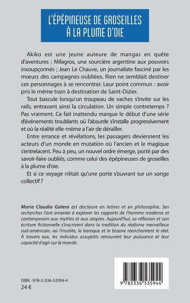 L’épépineuse de groseilles à la plume d’oie (9782336535944-back-cover)