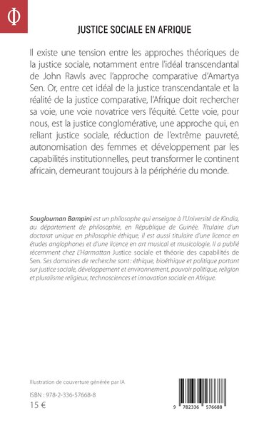 Justice sociale en Afrique, Entre l’idéal et la réalité (9782336576688-back-cover)