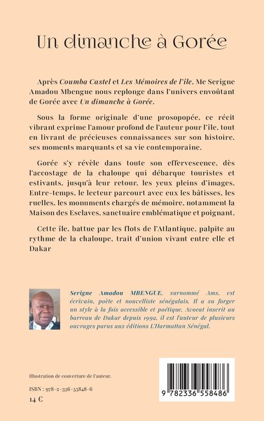 Un dimanche à Gorée, Roman (9782336558486-back-cover)