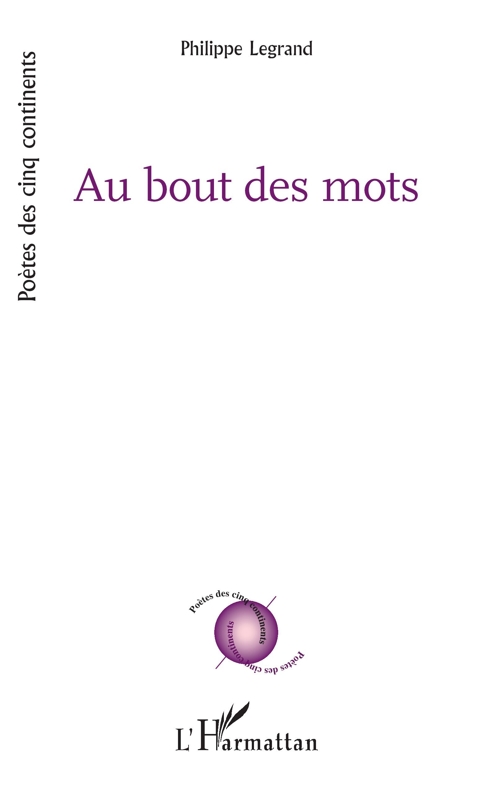 Au bout des mots (9782336581187-front-cover)