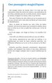 Ces passagers magnifiques (9782336578484-back-cover)