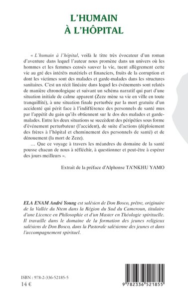 L’humain à l’hôpital (9782336521855-back-cover)