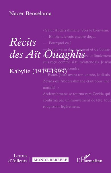 Récits des Aït Ouaghlis, Kabylie (1919-1999) (9782336529158-front-cover)