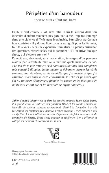 Péripéties d’un baroudeur, Itinéraire d’un enfant mal barré (9782336575278-back-cover)