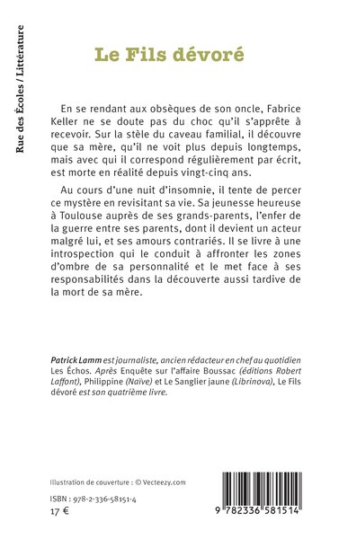 Le Fils dévoré (9782336581514-back-cover)