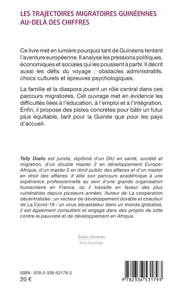Les trajectoires migratoires guinéennes au-delà des chiffres (9782336531793-back-cover)
