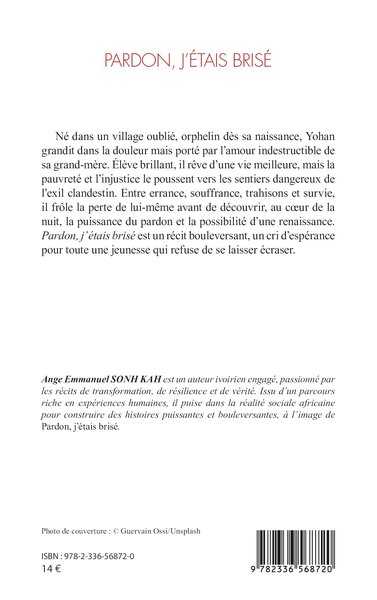 Pardon, j’étais brisé (9782336568720-back-cover)