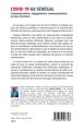 Covid-19 au Sénégal, Communications, engagements communautaires et jeux d’acteurs (9782336507798-back-cover)
