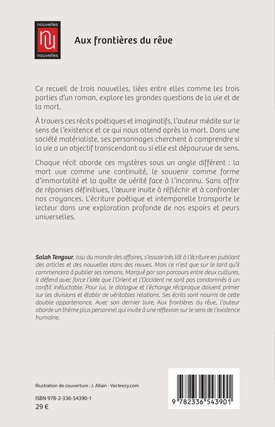 Aux frontières du rêve (9782336543901-back-cover)