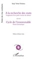 À la recherche des mots suivi de Cycle de l’innommable, Fragments d’un poète revenu du silence/Poésie dramatique (9782336587547-front-cover)