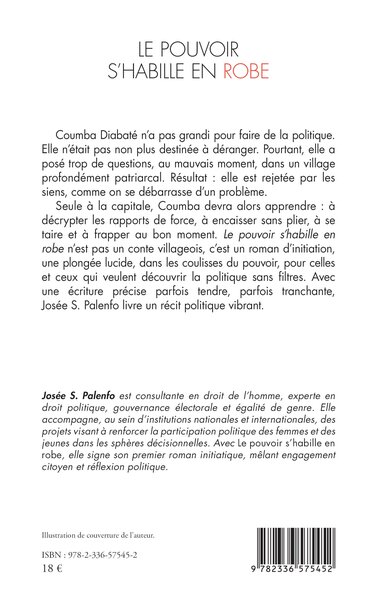 Le pouvoir s’habille en robe (9782336575452-back-cover)