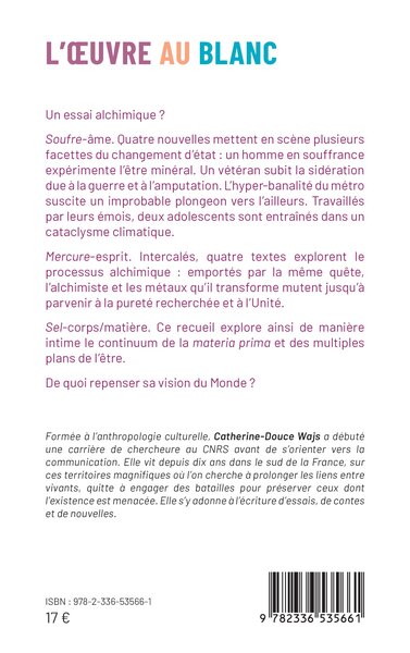 L’Œuvre au Blanc, Essai alchimique (9782336535661-back-cover)