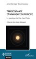 Transcendance et Immanence du Principe, Le paradoxe de l’Un chez Plotin (9782336586670-front-cover)