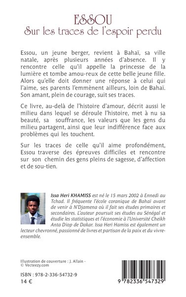 Essou, Sur les traces de l’espoir perdu (9782336547329-back-cover)