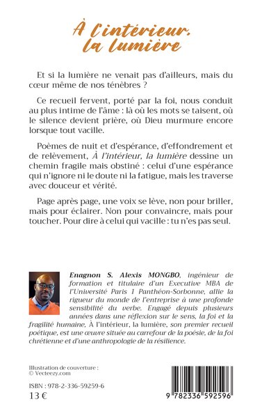 À l’intérieur, la lumière (9782336592596-back-cover)