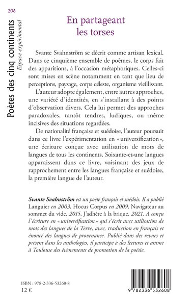 En partageant les torses (9782336532608-back-cover)