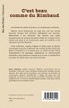 C’est beau comme du Rimbaud (9782336560199-back-cover)