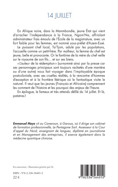 14 juillet, Le spectre d’ébène (9782336564012-back-cover)