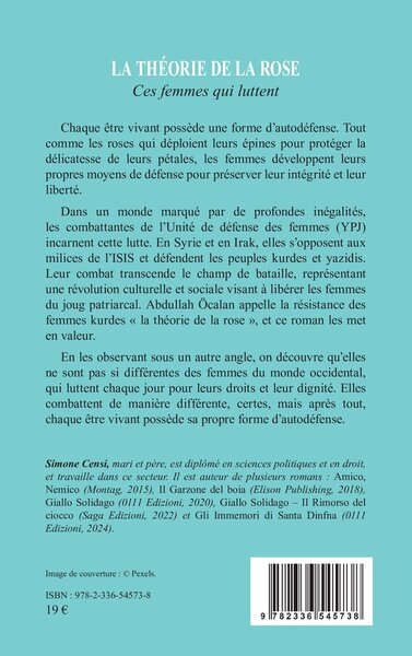 La théorie de la rose, Ces femmes qui luttent (9782336545738-back-cover)