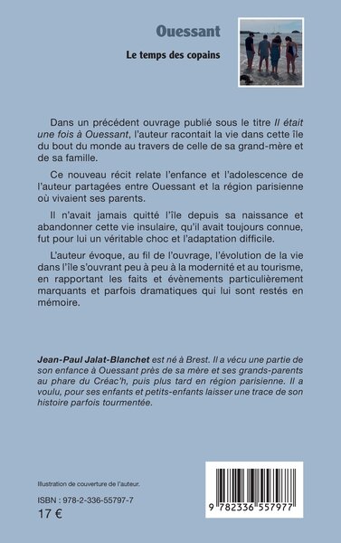 Ouessant, Le temps des copains (9782336557977-back-cover)