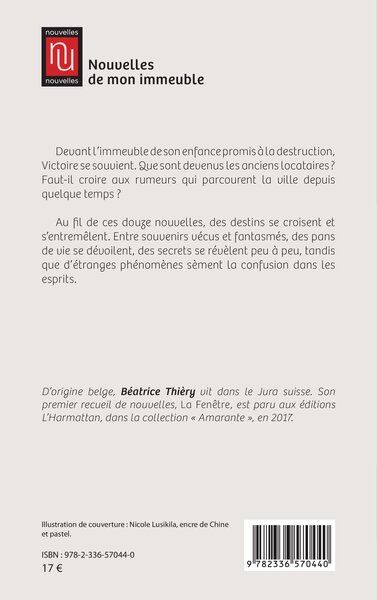 Nouvelles de mon immeuble (9782336570440-back-cover)