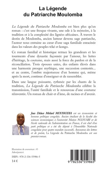 La Légende du Patriarche Moulomba (9782336559865-back-cover)