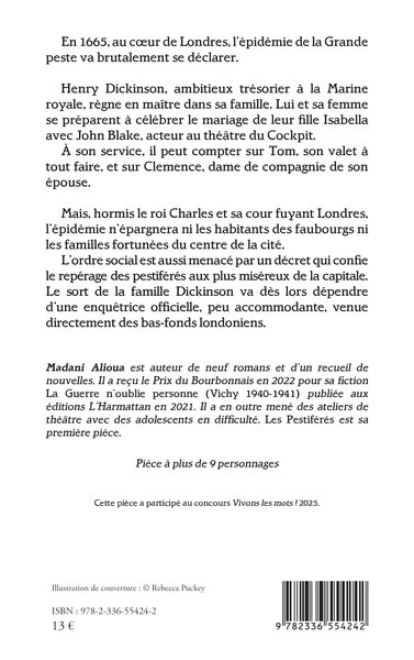 Les pestiférés, (Londres, 1665) (9782336554242-back-cover)
