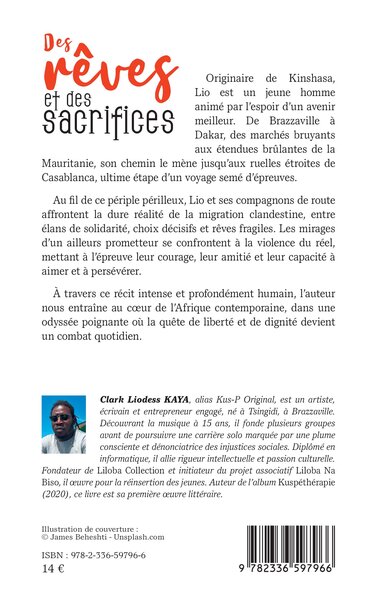 Des rêves et des sacrifices, Les destins entrelacés des jeunes Africains (9782336597966-back-cover)