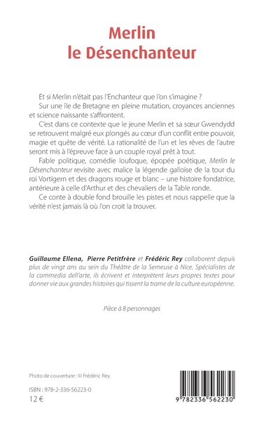Merlin le Désenchanteur (9782336562230-back-cover)
